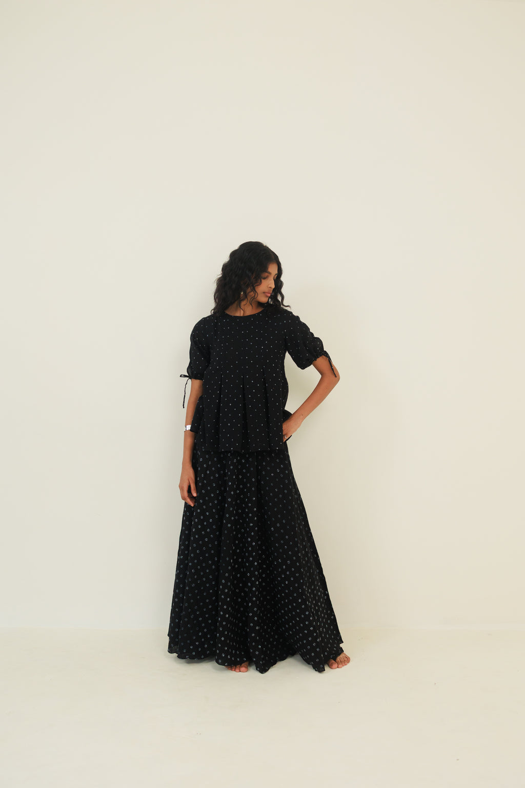 GHERA - Bandhej Skirt