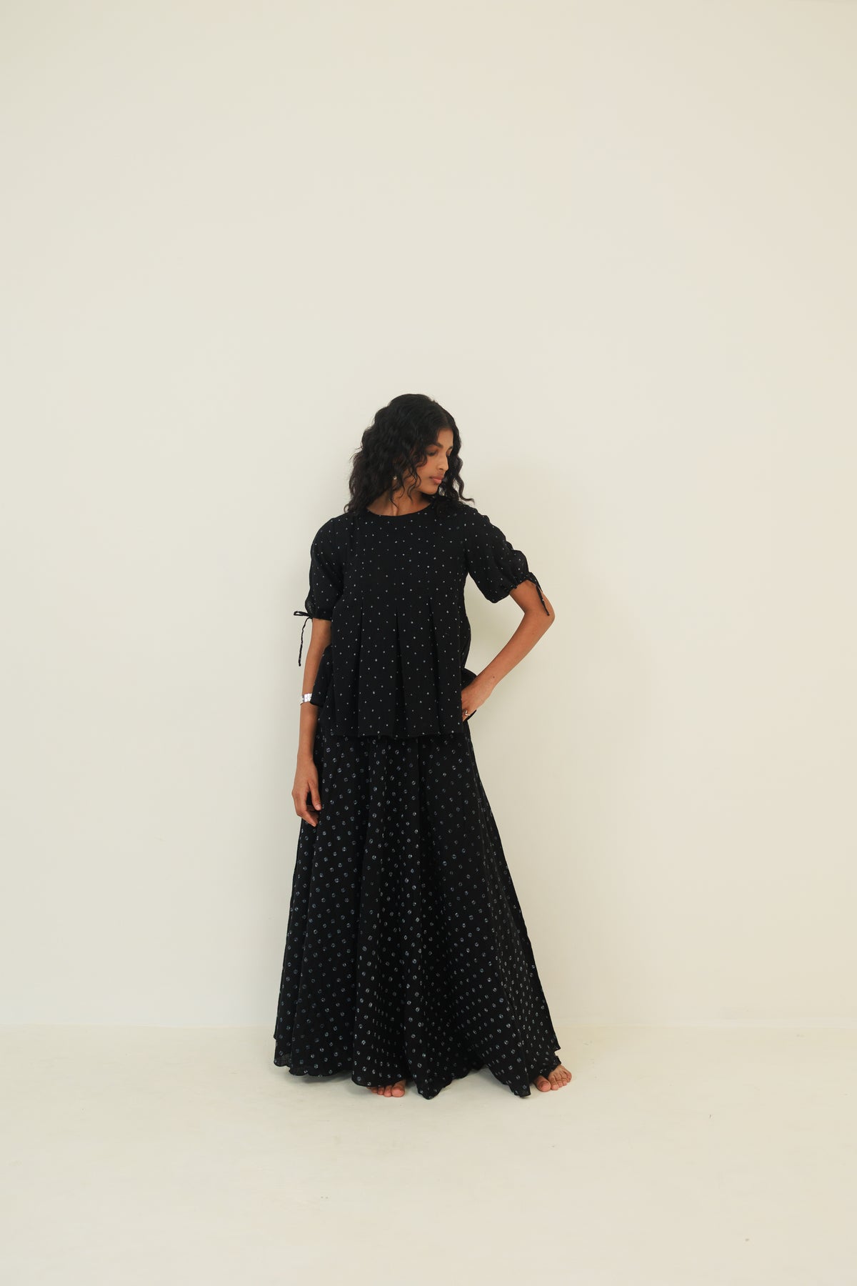 GHERA - Bandhej Skirt