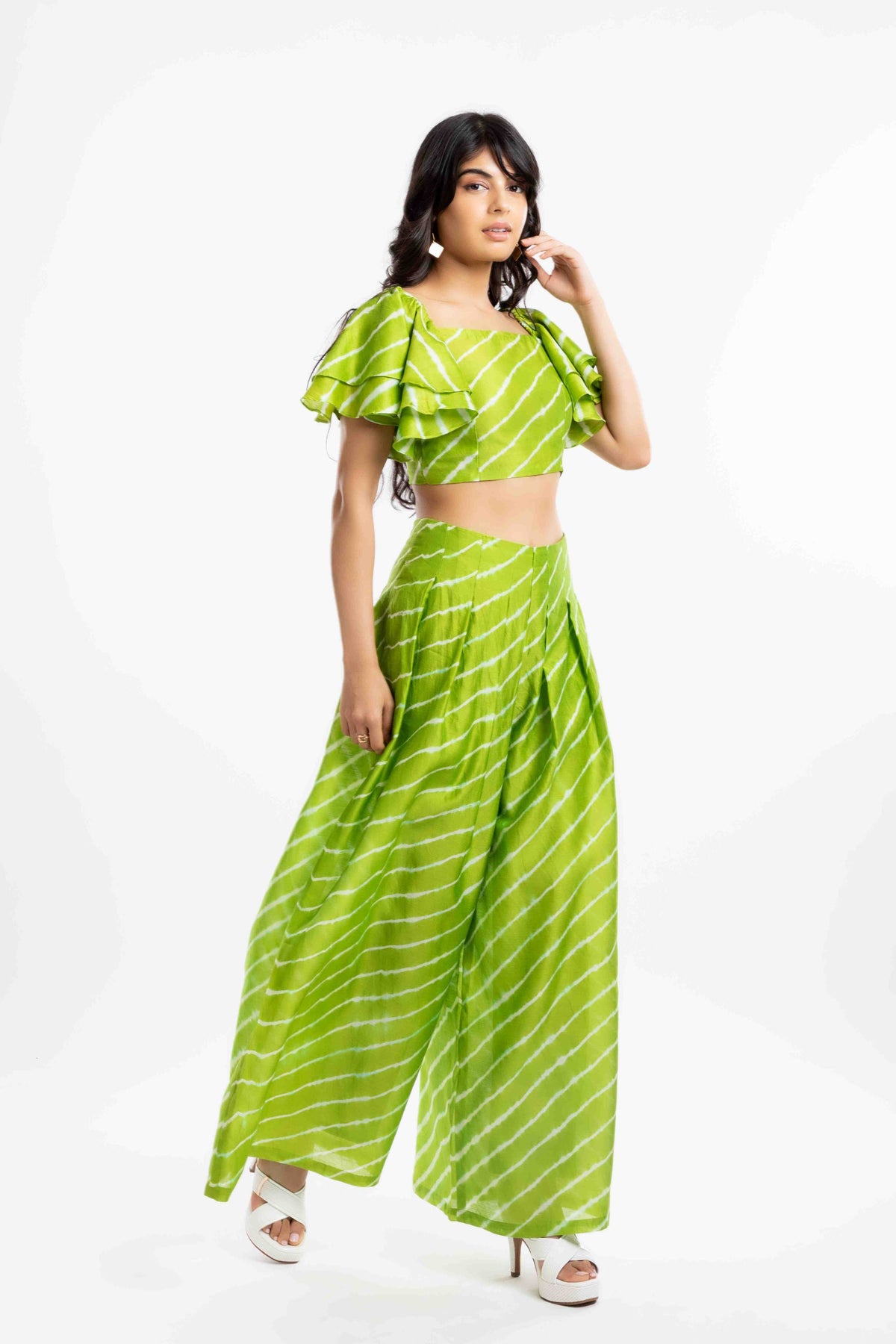Crop Top with Ruffles