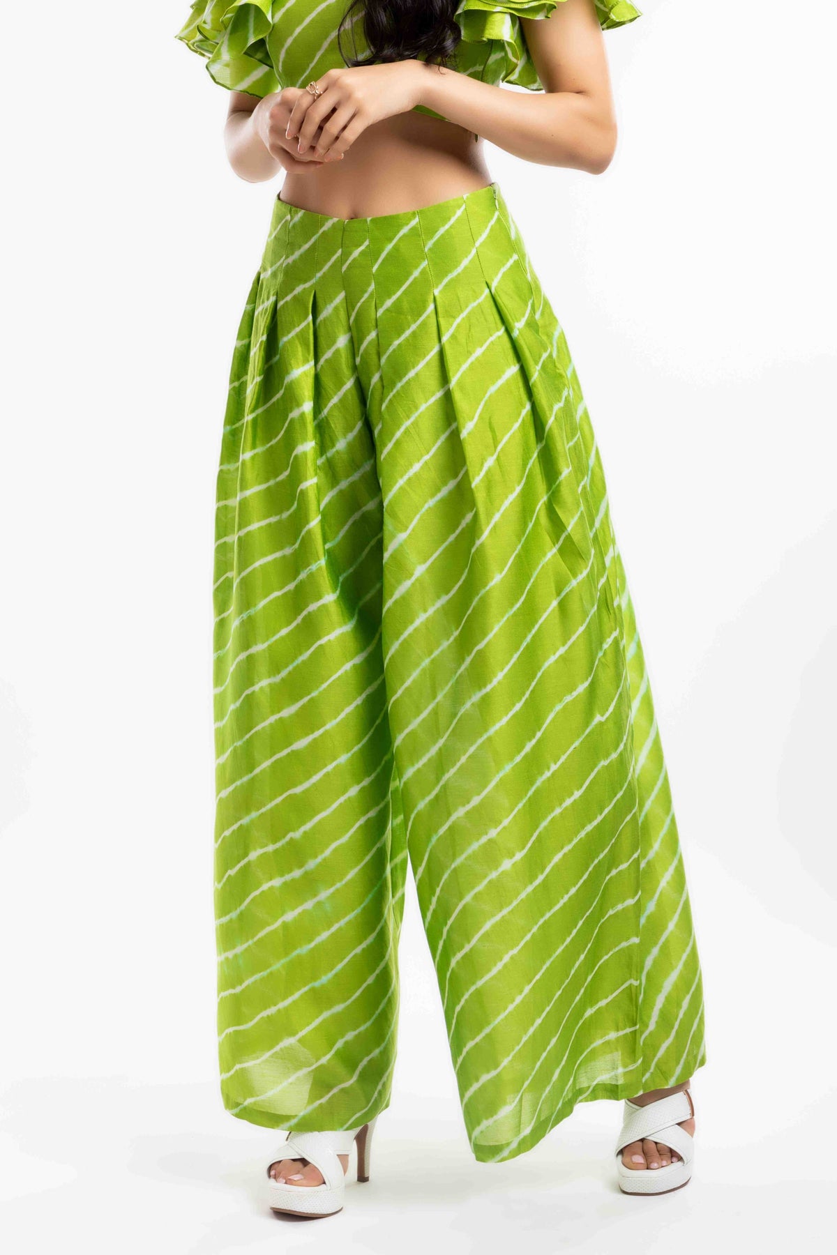 Box Pleated Trousers