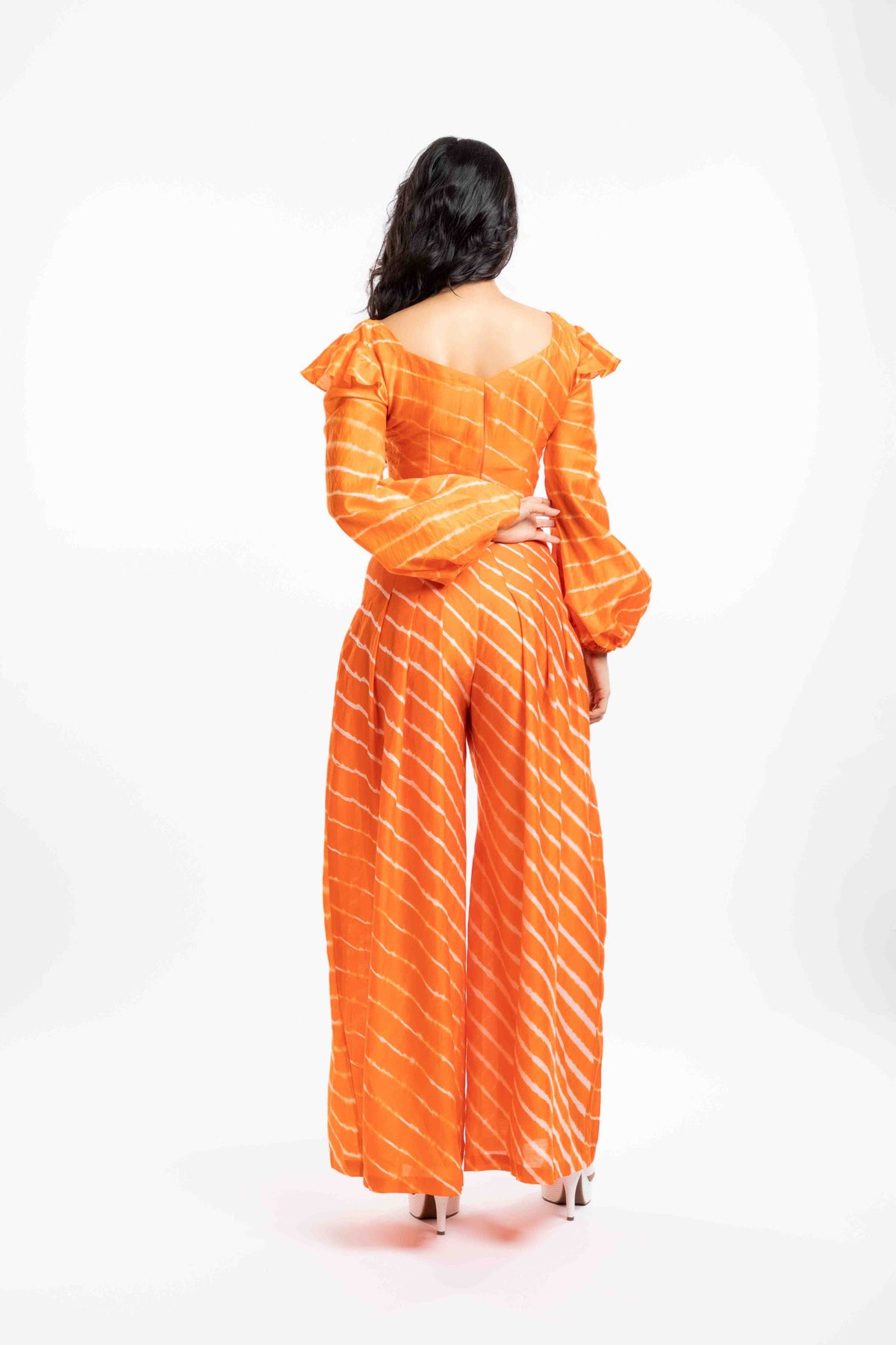 Bishop Sleeves Crop Top